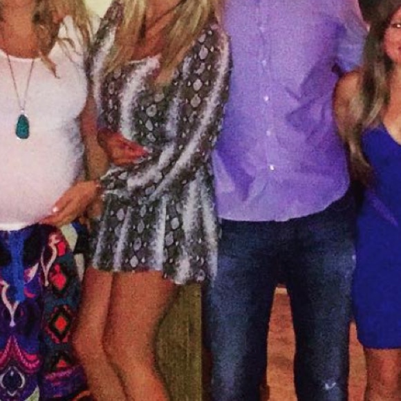 Show Me Your MuMu Snake Print Maxi Dress - Picture 2 of 5